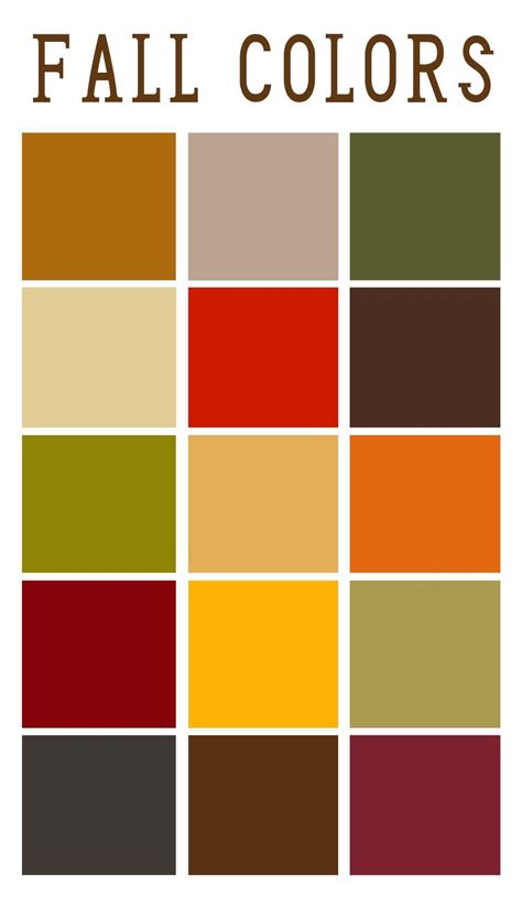 colorsofautumn font|autumn font color chart.